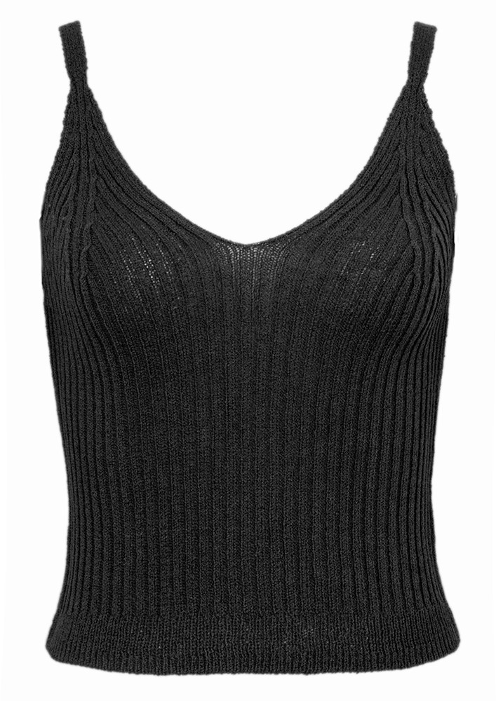 Spandex Knitted Crop Top