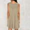 AFF Engagement Dress Design 95% Cotton 5% Spandex Casual Loose Sleeveless Short Dress