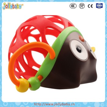 Dongguan Jollybaby Favourite Plastic Owl Kids Hand Rattle Toy