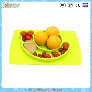 Jollbaby New Arrival Baby Silicone Dish Plate