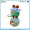 Jollybaby Round Shaped Lovely Cartoon Animals Fabric Baby Soft Cloth Book With Handle