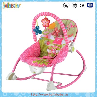 Lovely folding baby music rocking chair