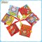 Baby functional cloth books with rattles for baby playing and educate