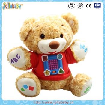 Good quaity wholesale musical stuffed plush teddy bear toys