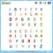 cloth English alphabet learning charts toys