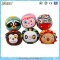 Animals soft plush stuffed ball with bell rattle ball baby educational toys