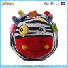 Jollybaby plush stuffed animal ball with bell rattle ball