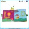 Baby learning lamaze cloth book ,alphabet recognizing cloth book
