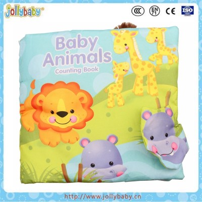 Jollybaby early education cloth book, kids's soft fabric educational cloth book