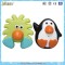 Rubber floating penguin baby bath toy