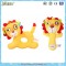 Jollybaby new design lion plush hand rattle stick best baby toys