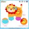 Jollybaby lion snuggle teether baby soft toys