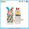 Infant baby soft knitted fuzzy rattle wristbands and rattle funny socks