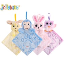 Jollybaby Early Educational Hanging Cartoon Animals Soft Book With Little Bell