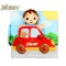 Jollybaby Cloth Book Baby Toy With Detachable And Movable Cute Dolls