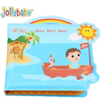 Jollybaby Bath Time Toy Toddler Bath Book Waterproof  Plastic EVA Book