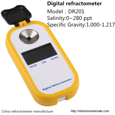 DR201 Digital Refractometer for salinity