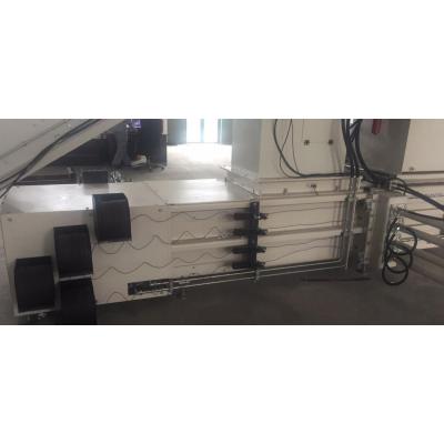 High volume indstrial shredder with baler for paper and cardboard