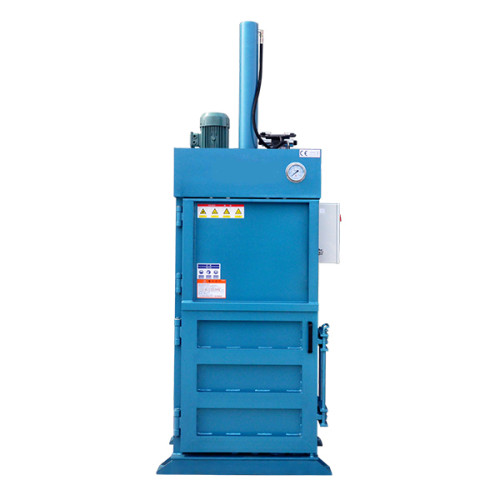 Small-sized vertical hydraulic balers for baling press paper, cardboard and film