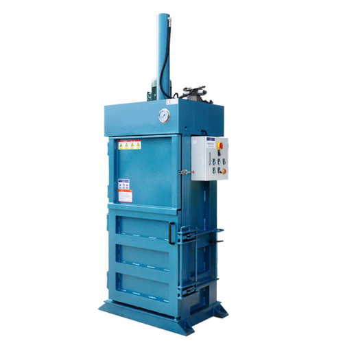 Small-sized vertical hydraulic balers for baling press paper, cardboard and film