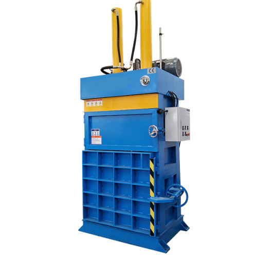 Medium-sized vertical double-cylinder balers for baling press paper, cardboard and film