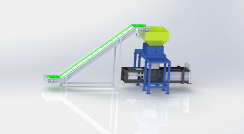 Plastic Bottle shredder and Baler solution