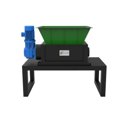 two shaft shredder Small-size For shredding solid waste, E-waste, plastic, metal and wood waste