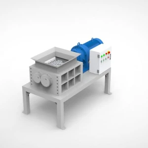 Multiple purpose waste recycling two shaft shredder for home use