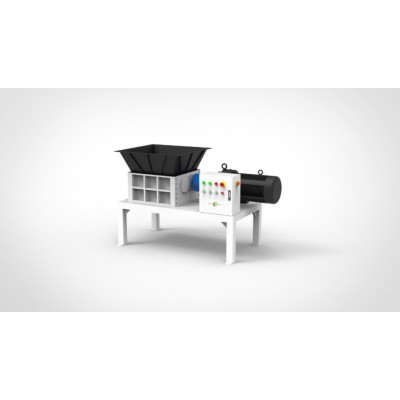 twin shaft metal shredder for waste metal aluminum scrap recycling