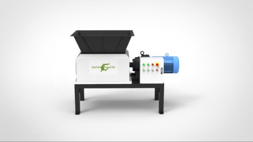 twin shaft plastic shredder  for plastic  recycling