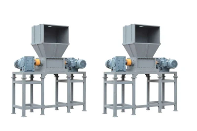 Heavy duty cardboard paper core plastic bottel tyre waste shredder
