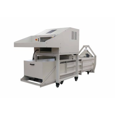 Industrial Paper shredding and baling machine