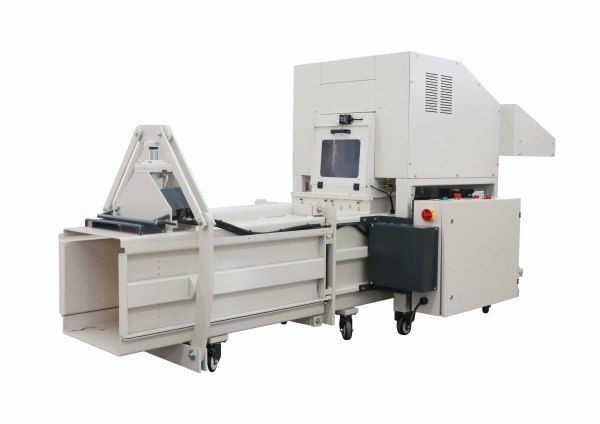 Industrial Paper shredding and baling machine