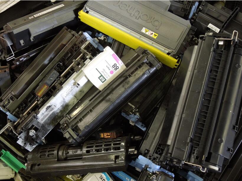 Professional waste laser toner cartridge shredding solution