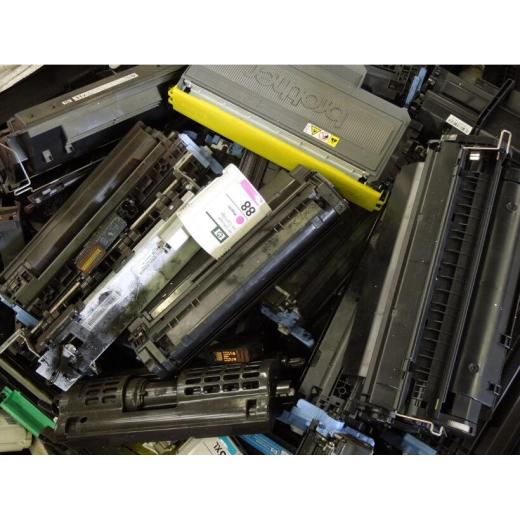 Professional waste laser toner cartridge shredding solution