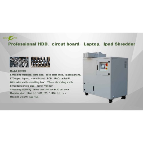 High-security Ipad, Tablet Computer, Hard Disk and Floppy Disk Crusher, Can Be Used in Multiple Scenarios