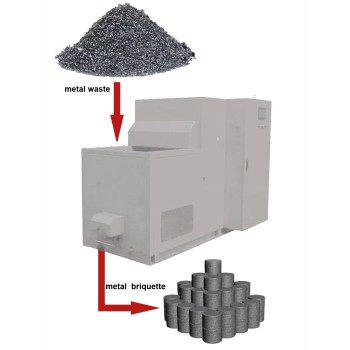 High efficiency metal waste hydraulic briquetting press machine