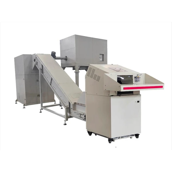 Industrial high security P7 paper shredding and crushing machine