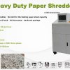 SUPU New release heavy duty Paper shredder with more than 1000 sheets shredding capacity