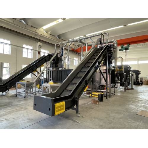 SUPU Toner Cartridge Recycling line with separate ferrous metal and non-ferrous metals and plastics