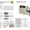 SUPU Heavy Duty Paper banknoter Disintegrator and Briquetting Machine