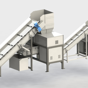 Heavy Duty Hard Disk Server Computer Hard Steel E-waste Shredder