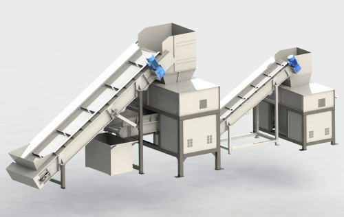 Heavy Duty Hard Disk Server Computer Hard Steel E-waste Shredder