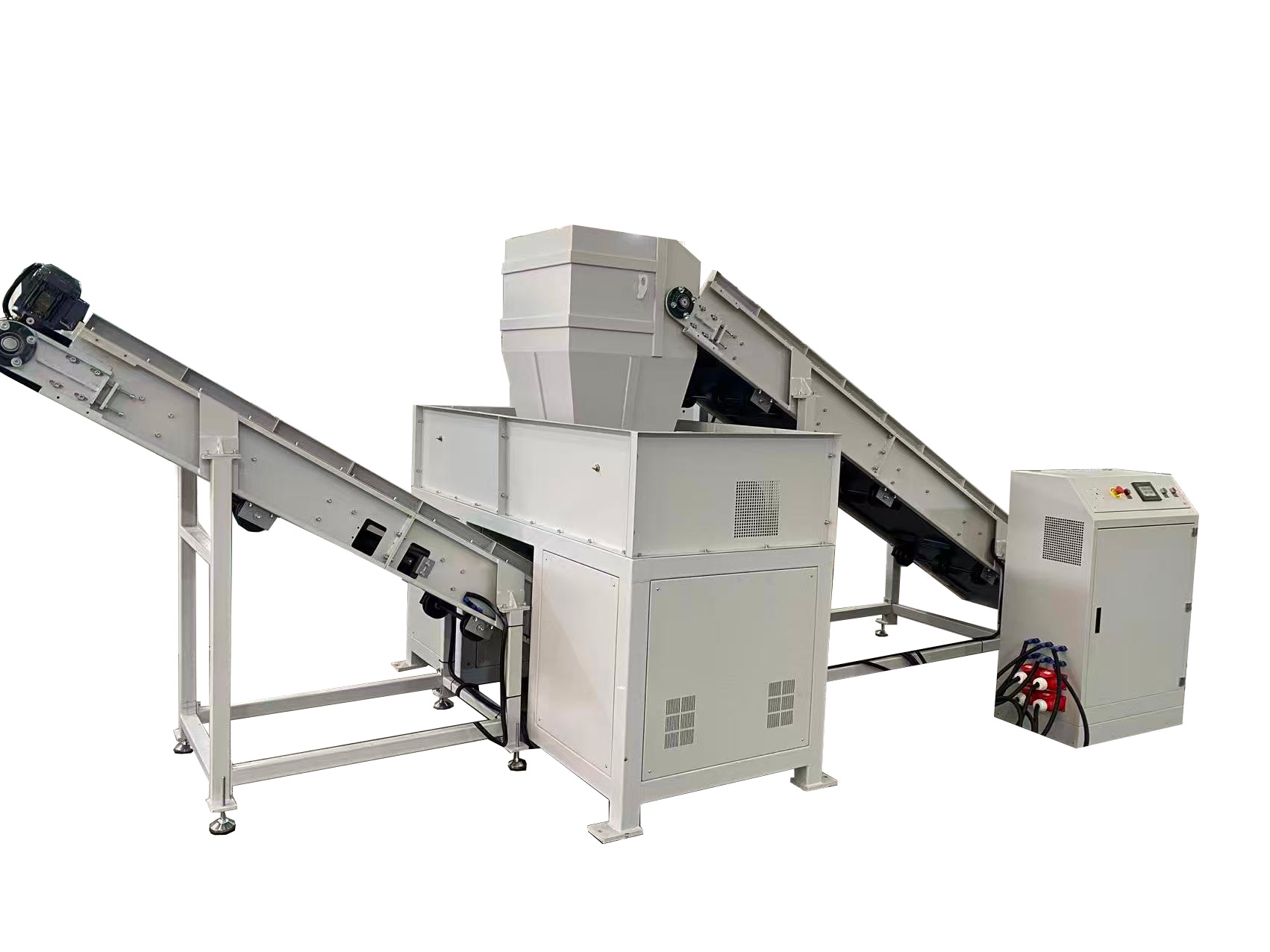 Solid Waste E-Waste Printed Hard drive hard steel Recycling Machine Shredder 6