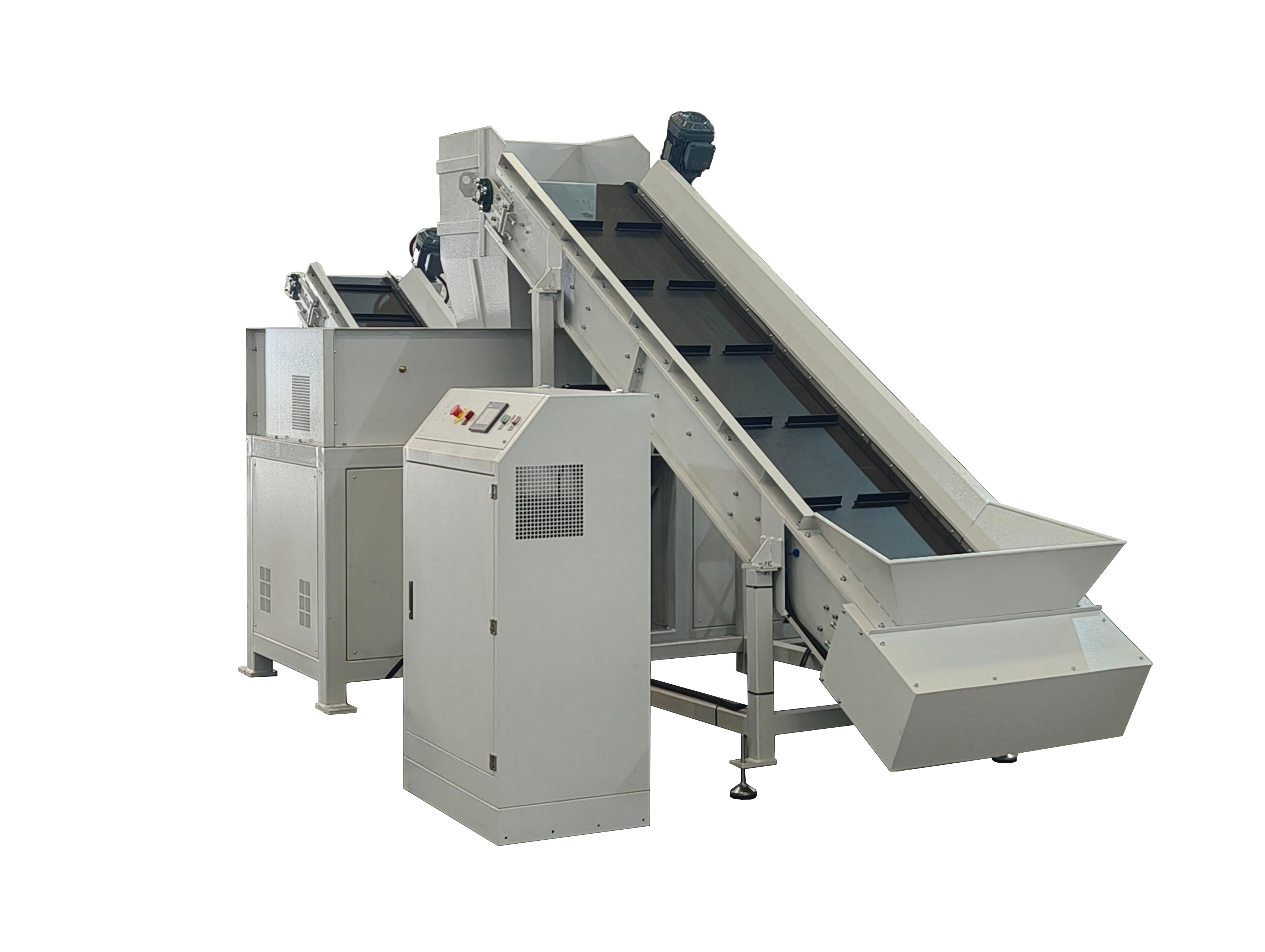 Solid Waste E-Waste Printed Hard drive hard steel Recycling Machine Shredder 3