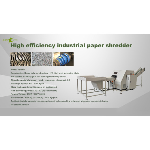 Industrial Paper Shredders Used For Recycling And Destruction Purposes
