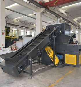 Industrial Shredder for Graphite Coated Copper Foil shredding and recycling