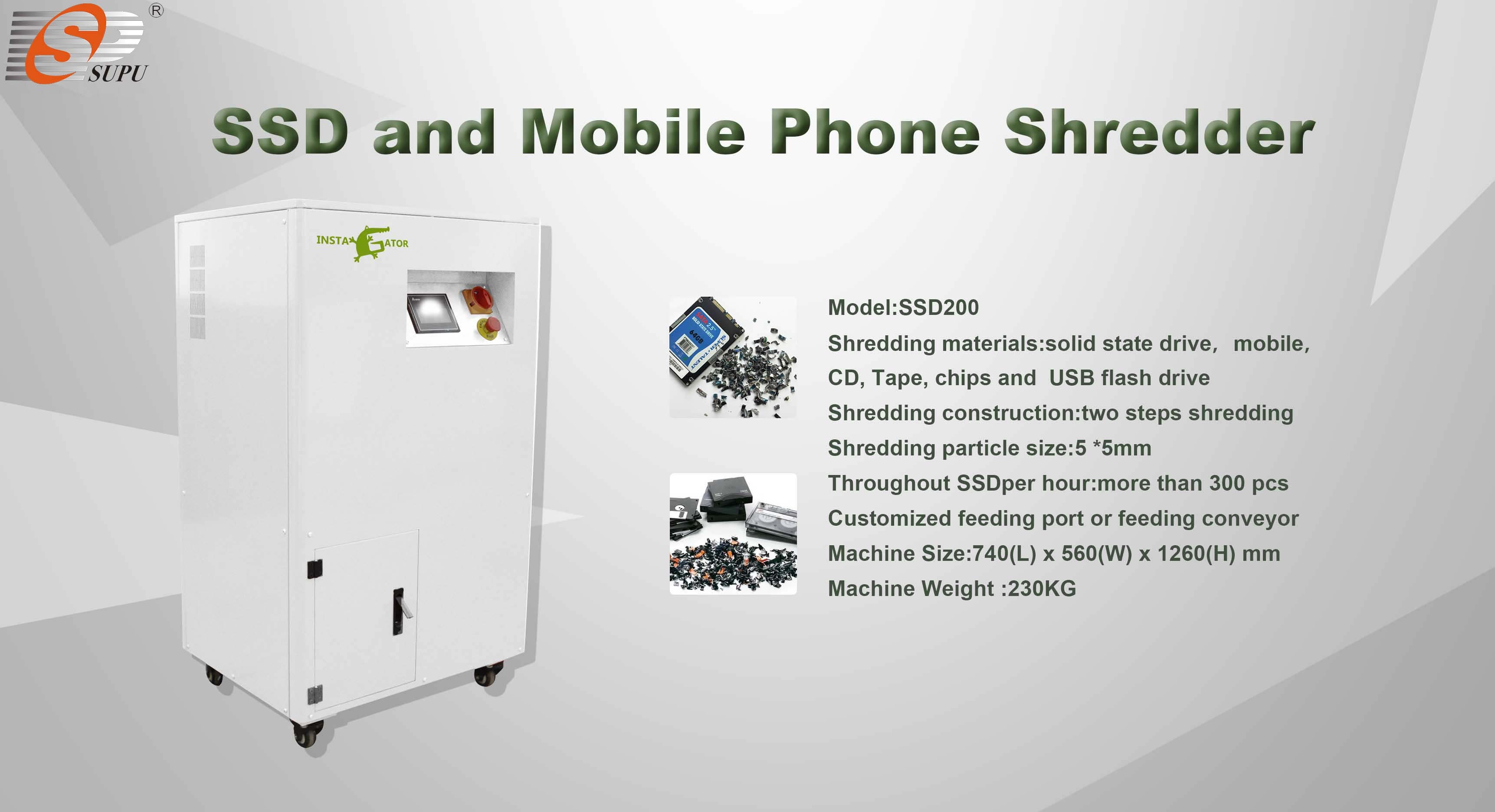 Portable Small Crushers, Practical Solid-state Drive Devices and Mobile Phone Crushing Processing and Recycling Machines