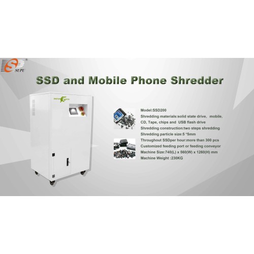 Portable Small Crushers, Practical Solid-state Drive Devices and Mobile Phone Crushing Processing and Recycling Machines