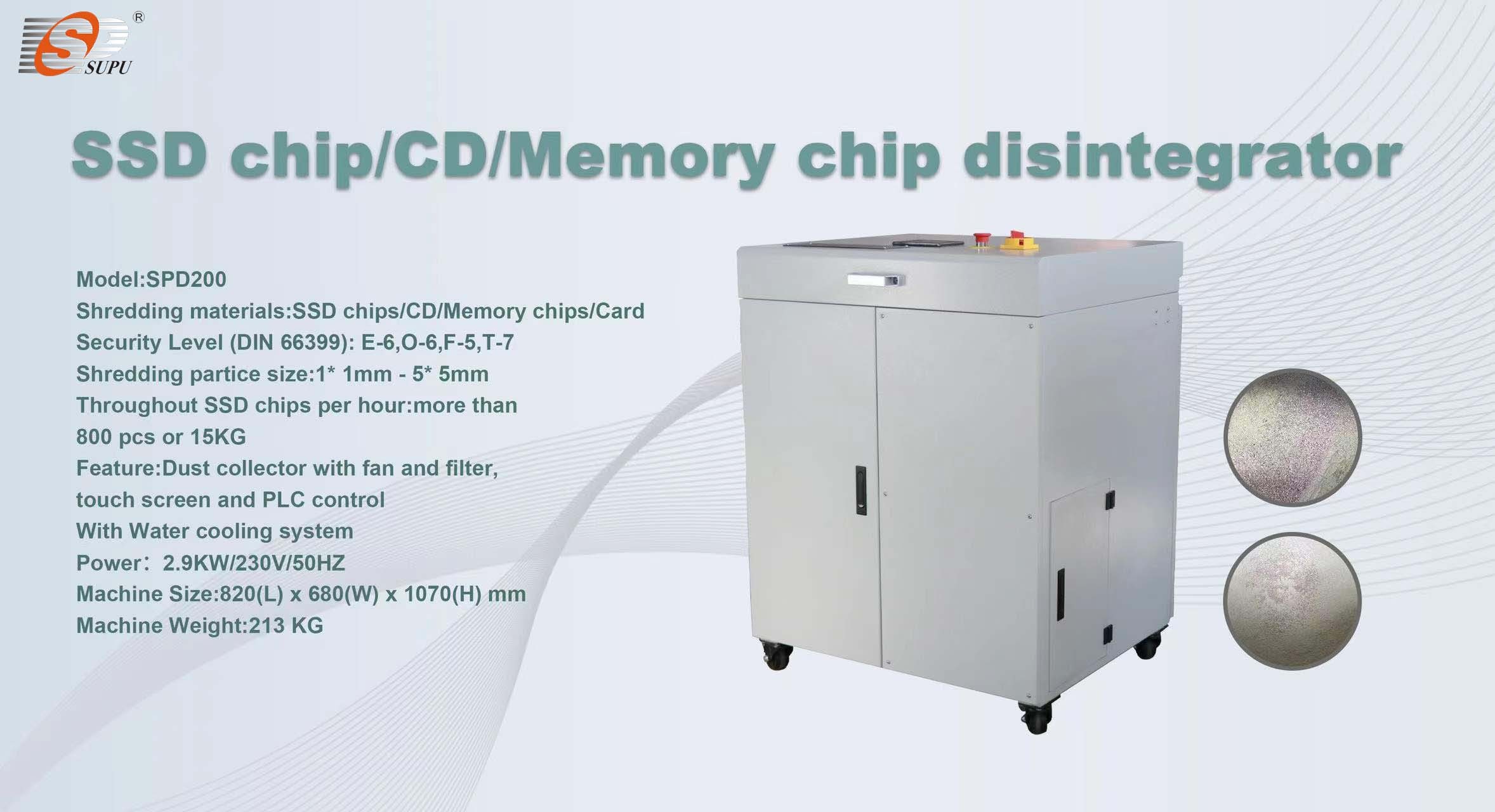 Portable Crusher Fitted with a Professional High-Speed Grinding System, Perfect for CDs, SIM Cards & Electronic Chips